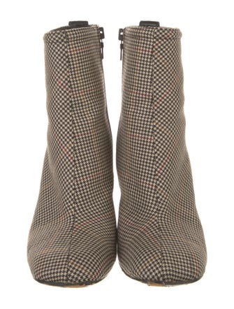 Rag & Bone Houndstooth Print Sock Boots