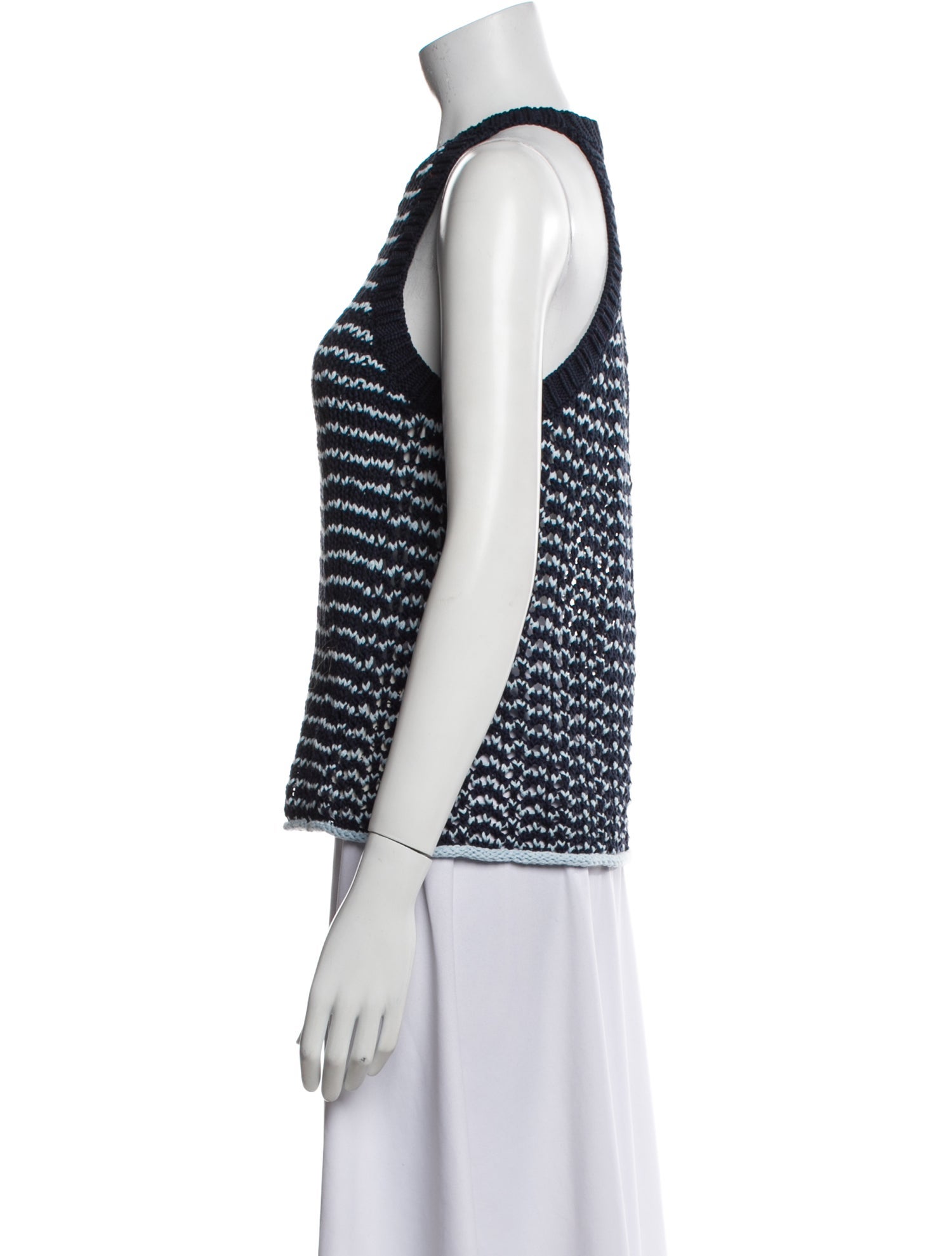 Rag & Bone Striped Scoop Neck Sweater