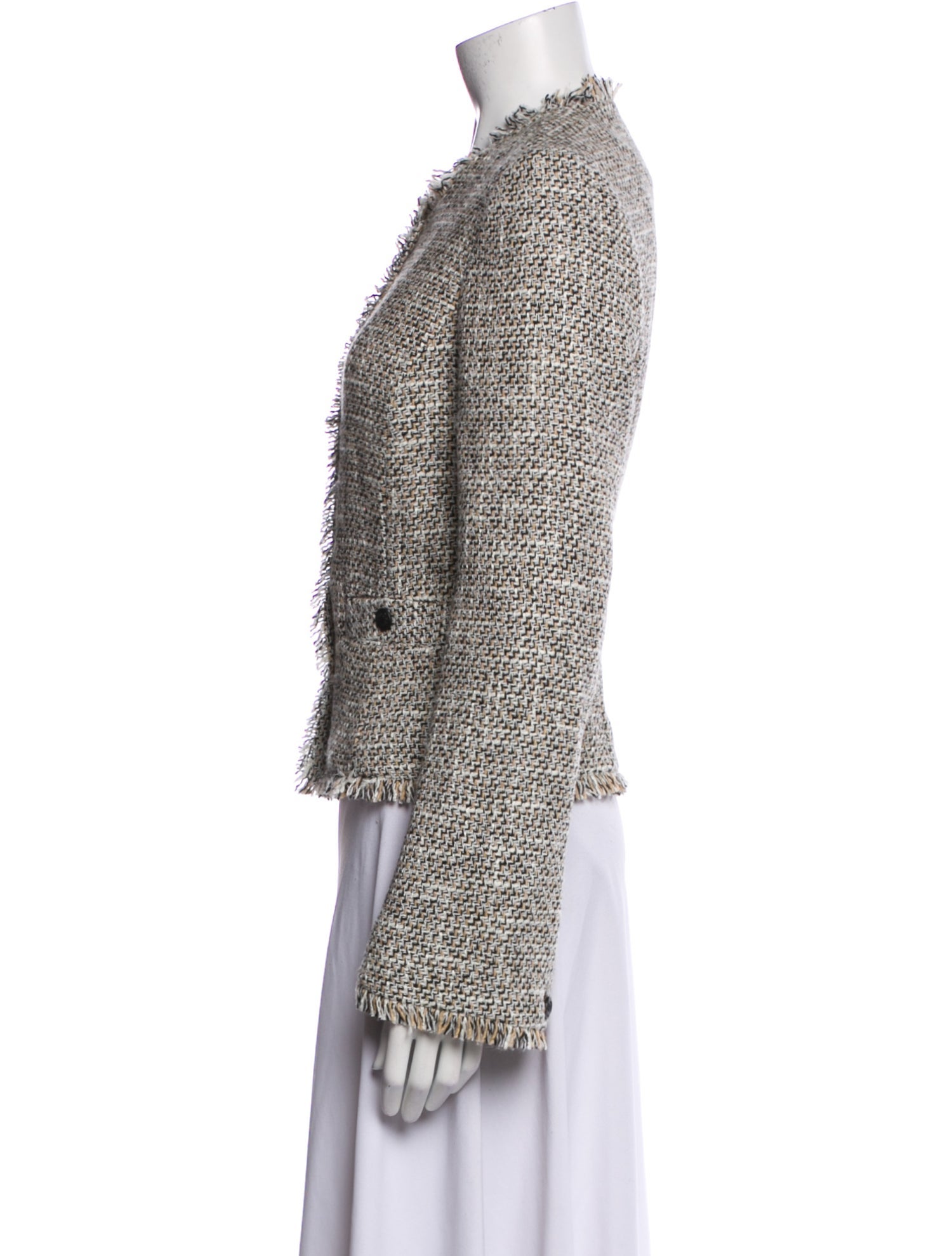 Rag & Bone Tweed Pattern Evening Jacket
