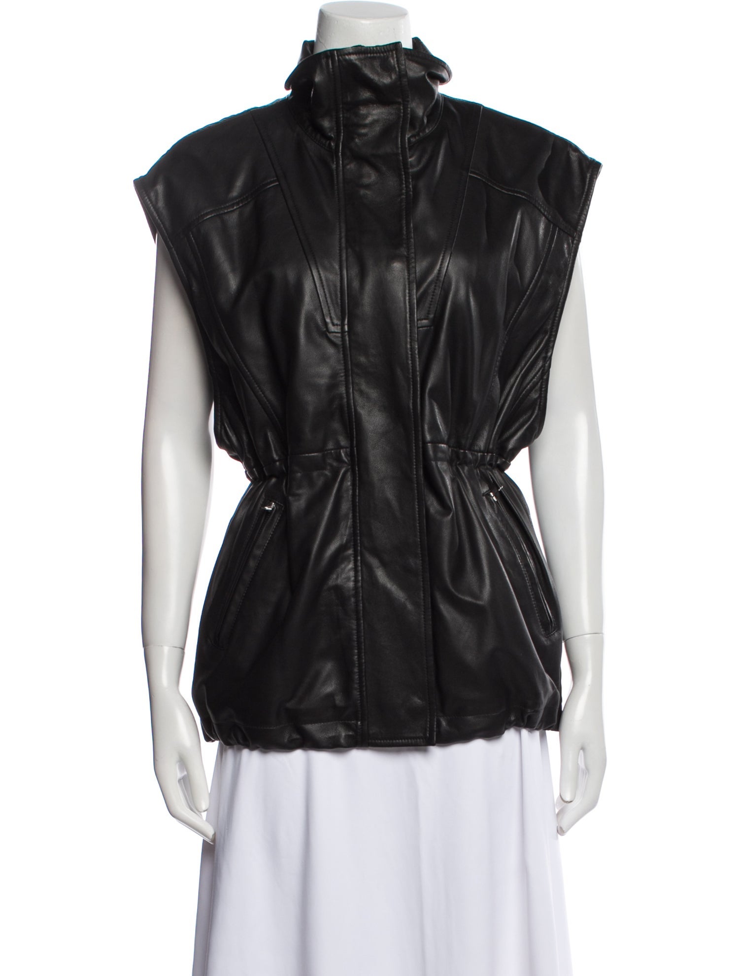 Rag & Bone Lamb Leather Vest