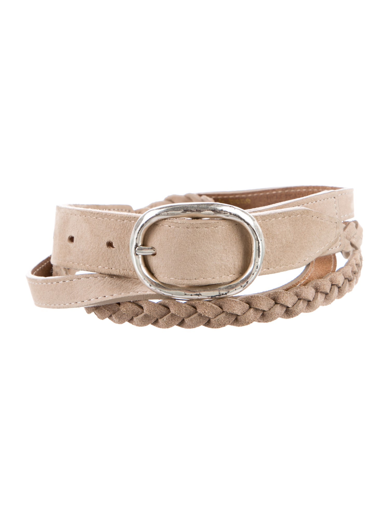 Rag & Bone Skinny Suede Belt