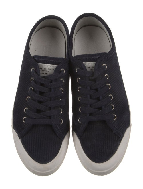 Rag & Bone Suede Colorblock Pattern Sneakers