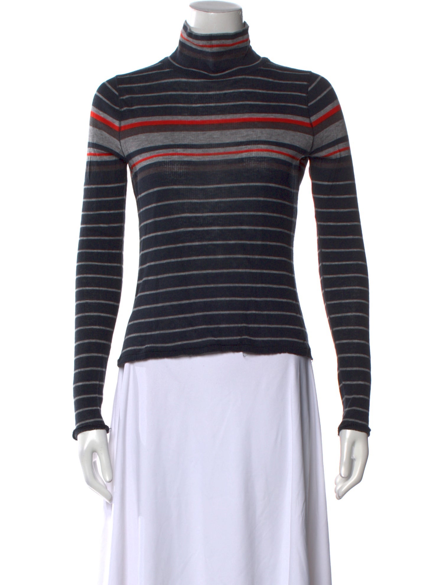 Rag & Bone Striped Turtleneck Sweater