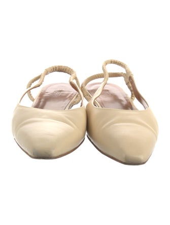 Rosetta Getty Leather Slingback Flats