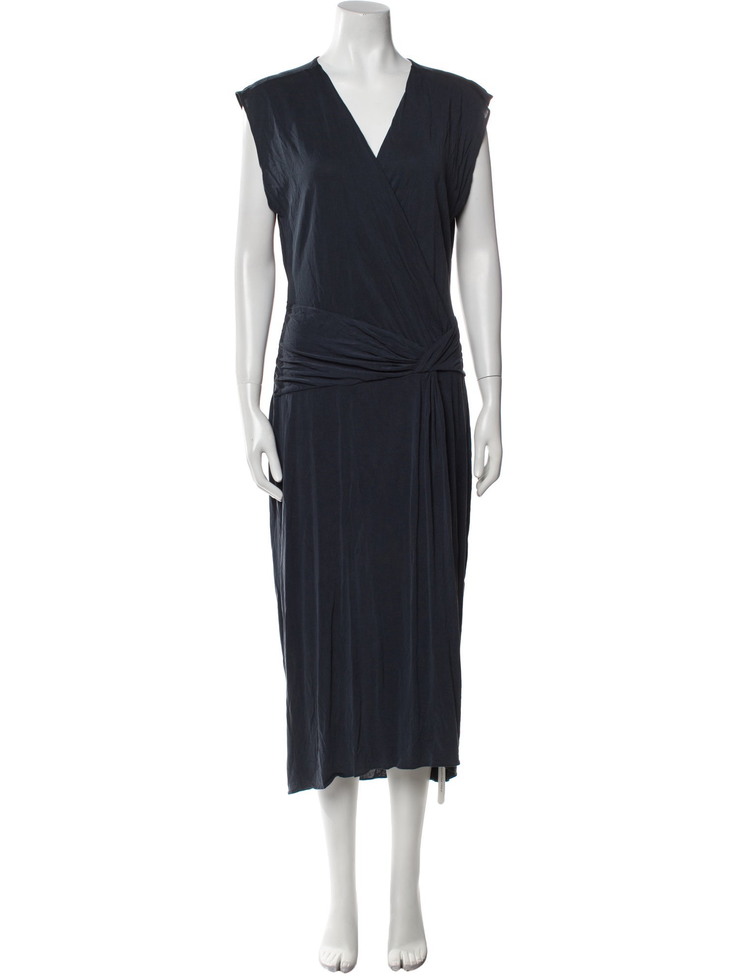 Rag & Bone V-Neck Midi Length Dress