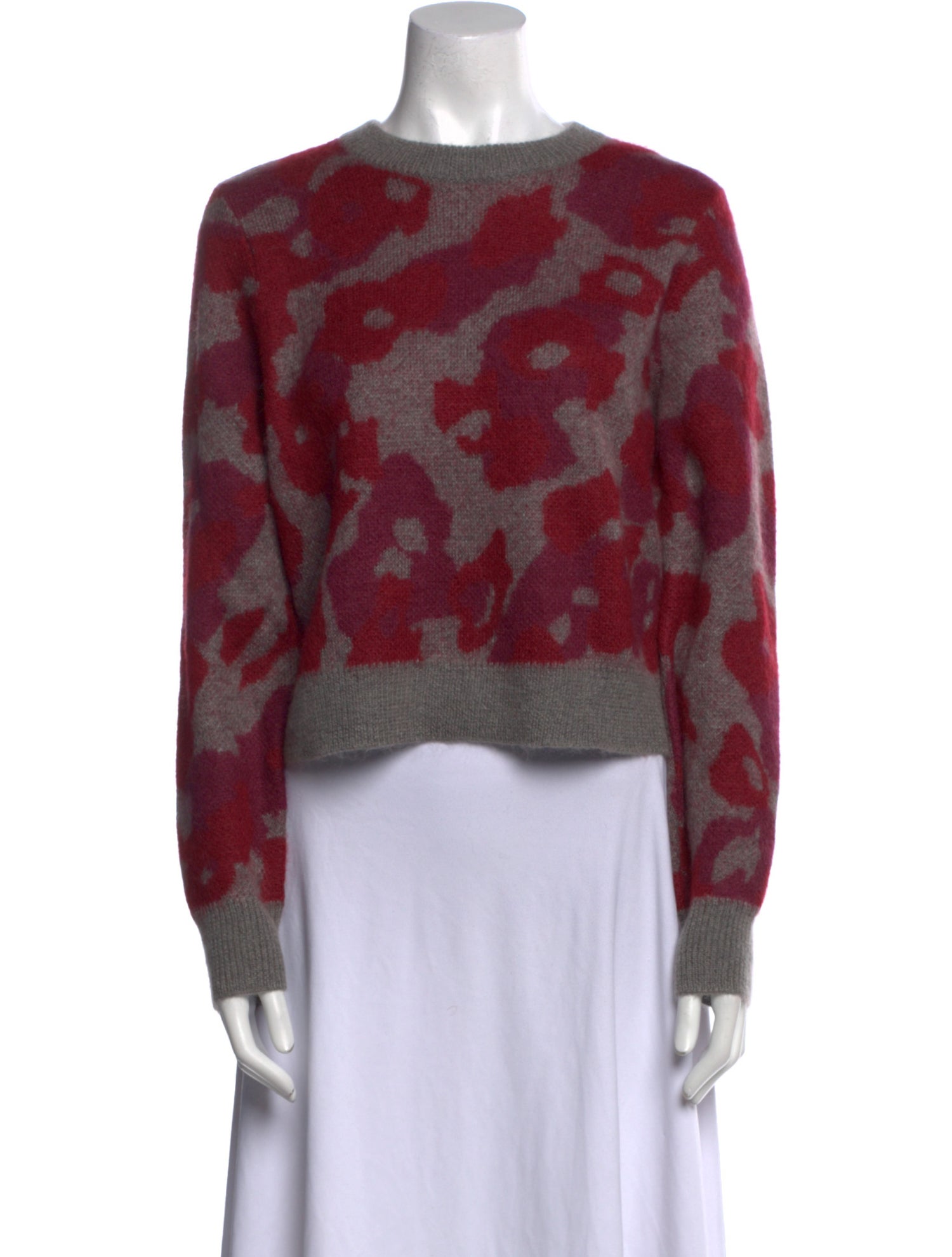 Rag & Bone Printed Crew Neck Sweater