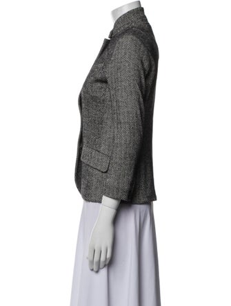 Rag & Bone Virgin Wool Printed Evening Jacket