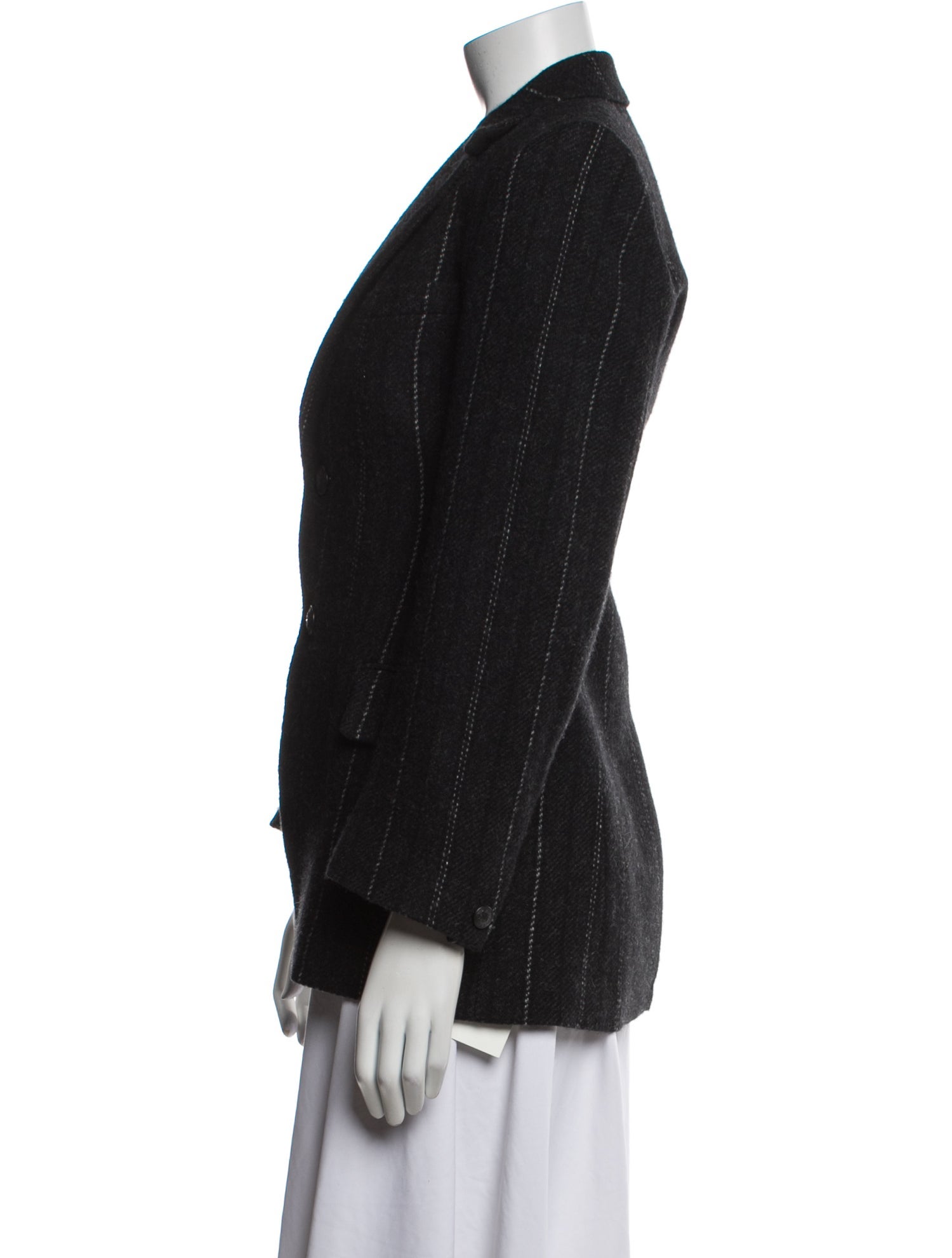 Rag & Bone Virgin Wool Striped Blazer