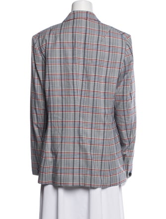 Rag & Bone Plaid Print Blazer