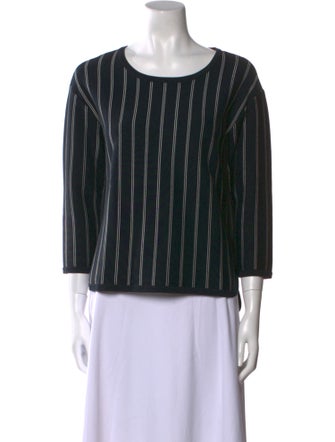 Rag & Bone Striped Scoop Neck Sweater