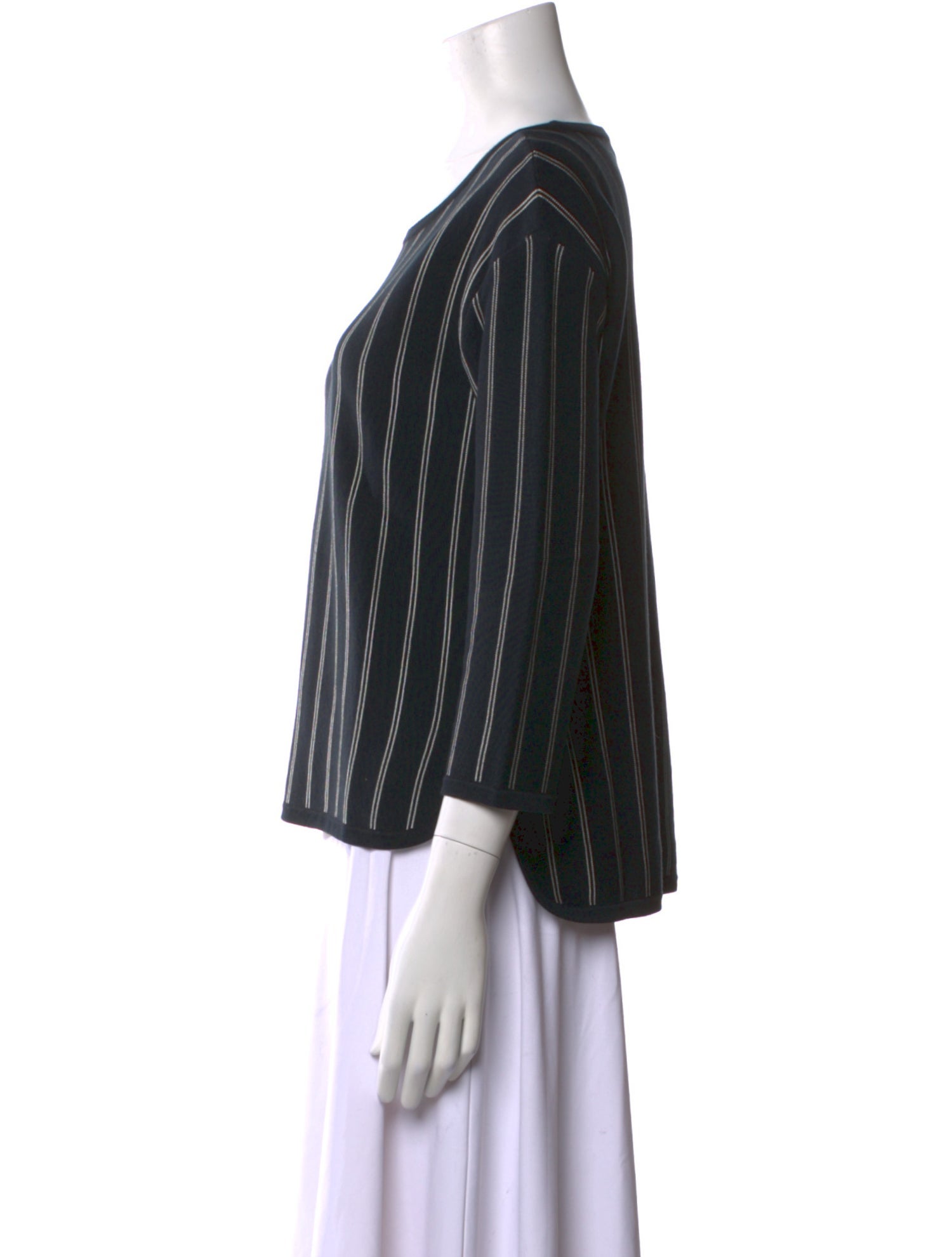 Rag & Bone Striped Scoop Neck Sweater