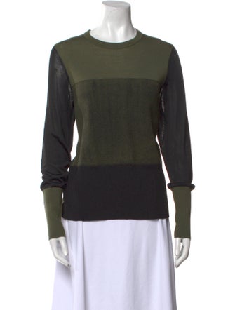 Rag & Bone Merino Wool Colorblock Pattern Sweater