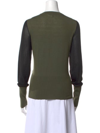 Rag & Bone Merino Wool Colorblock Pattern Sweater