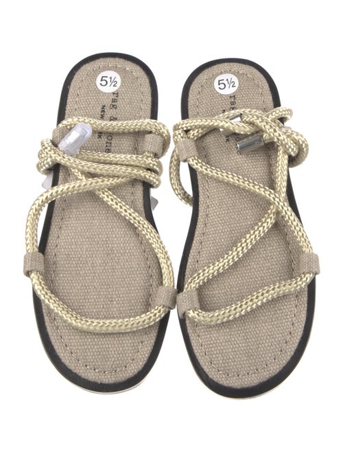 Rag & Bone Canvas Animal Print Espadrilles