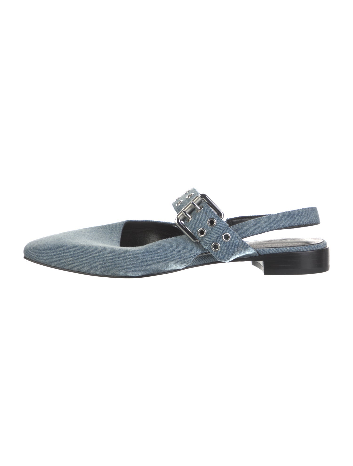 Rag & Bone Denim Slingback Flats