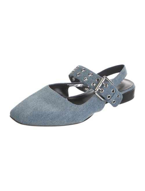 Rag & Bone Denim Slingback Flats