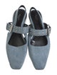 Rag & Bone Denim Slingback Flats