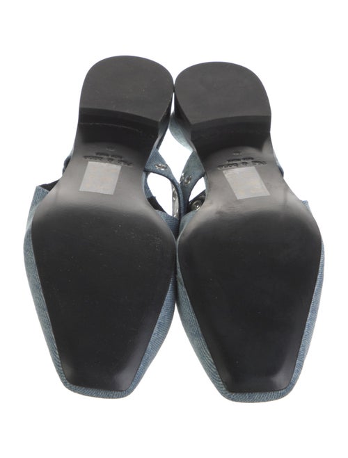 Rag & Bone Denim Slingback Flats