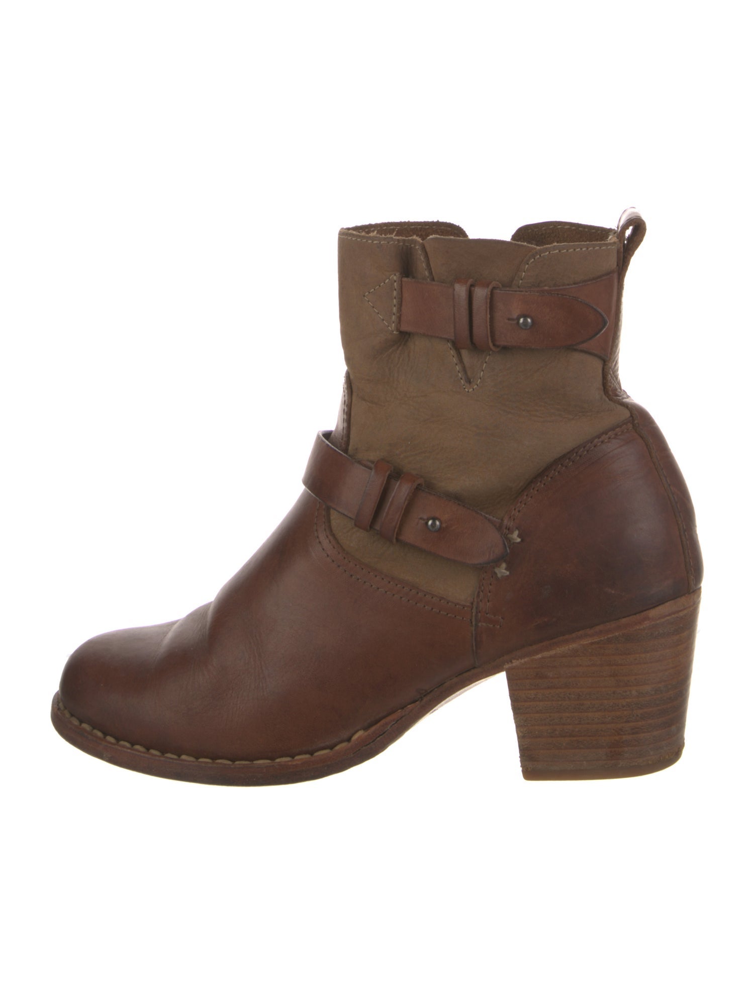 Rag & Bone Leather Moto Boots