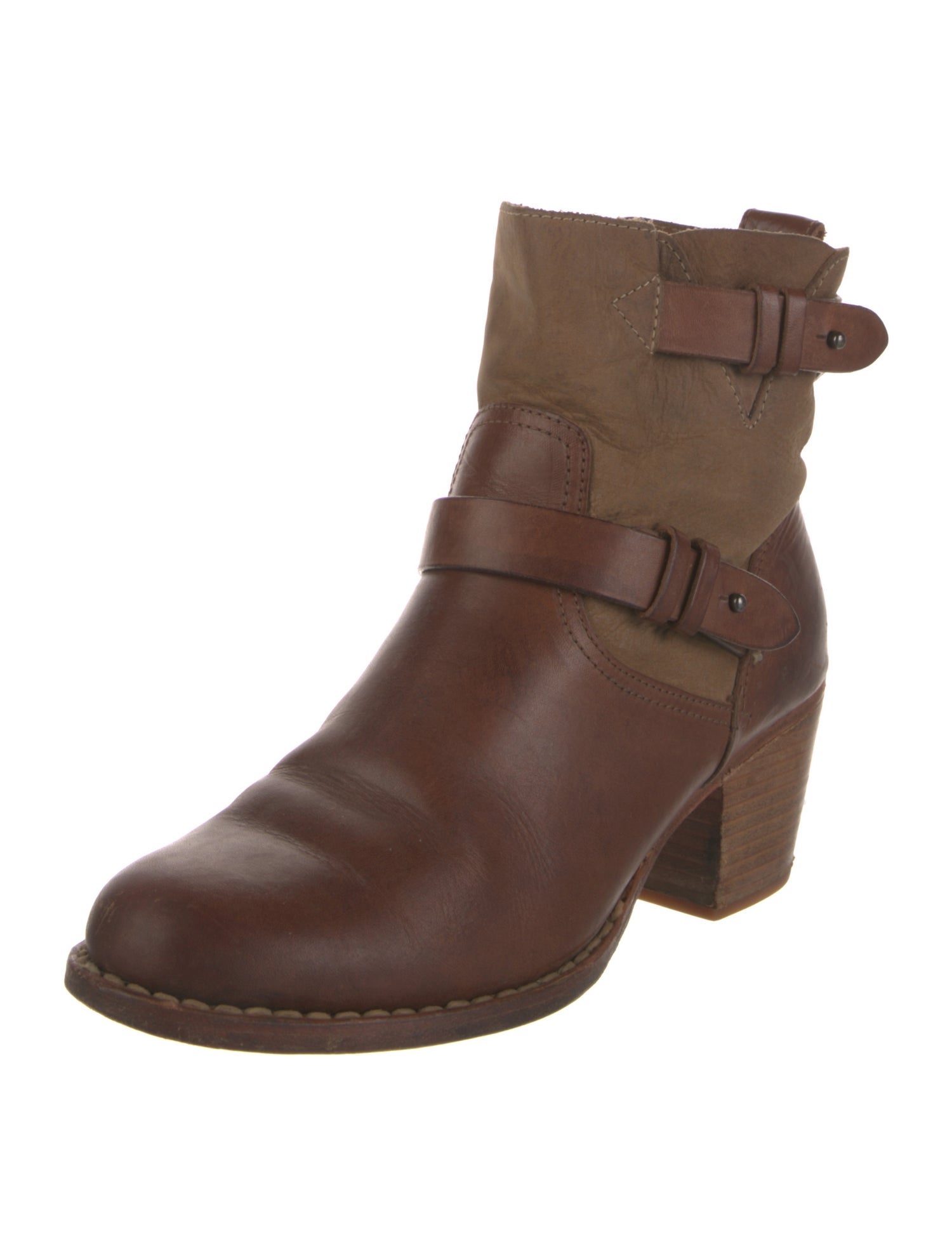 Rag & Bone Leather Moto Boots