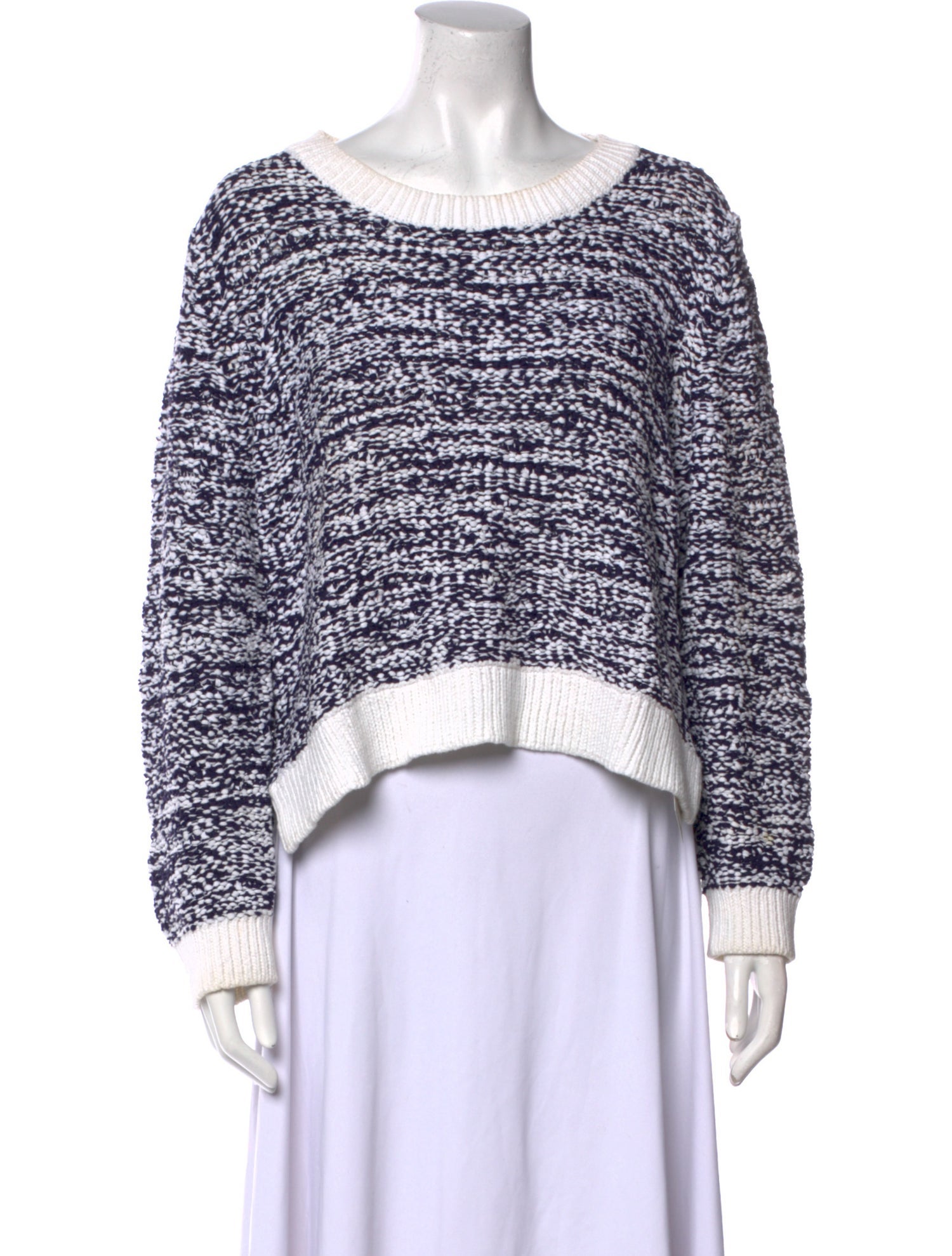 Rag & Bone Striped Scoop Neck Sweater