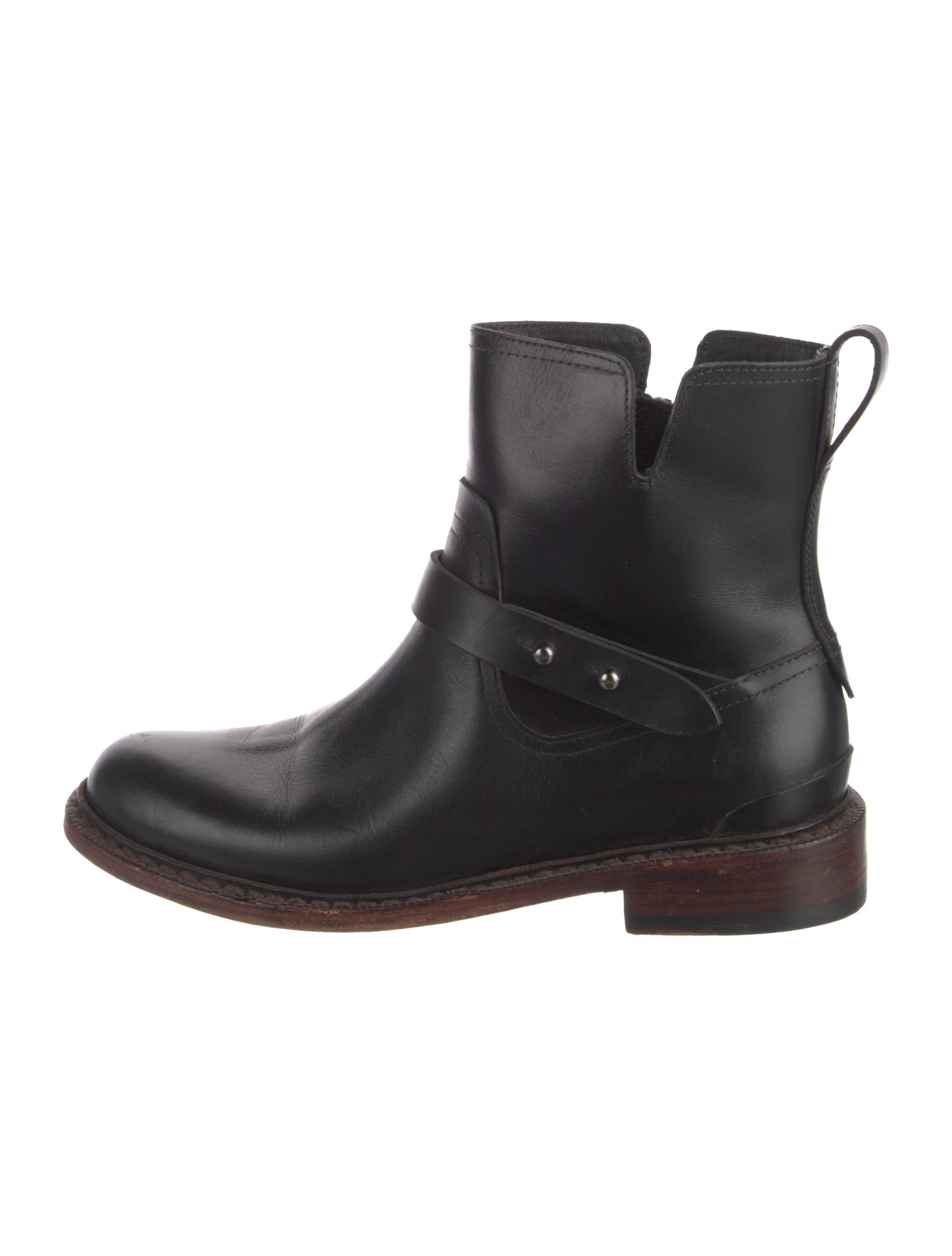 Rag & Bone Leather Moto Boots