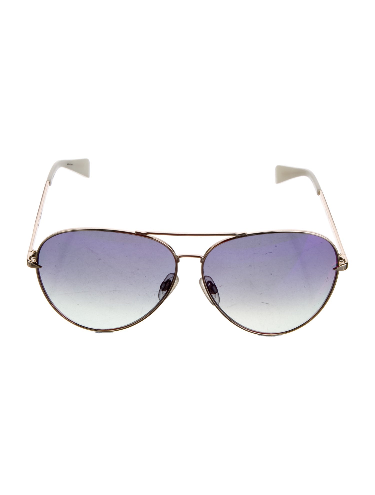 Rag & Bone Aviator Gradient Sunglasses