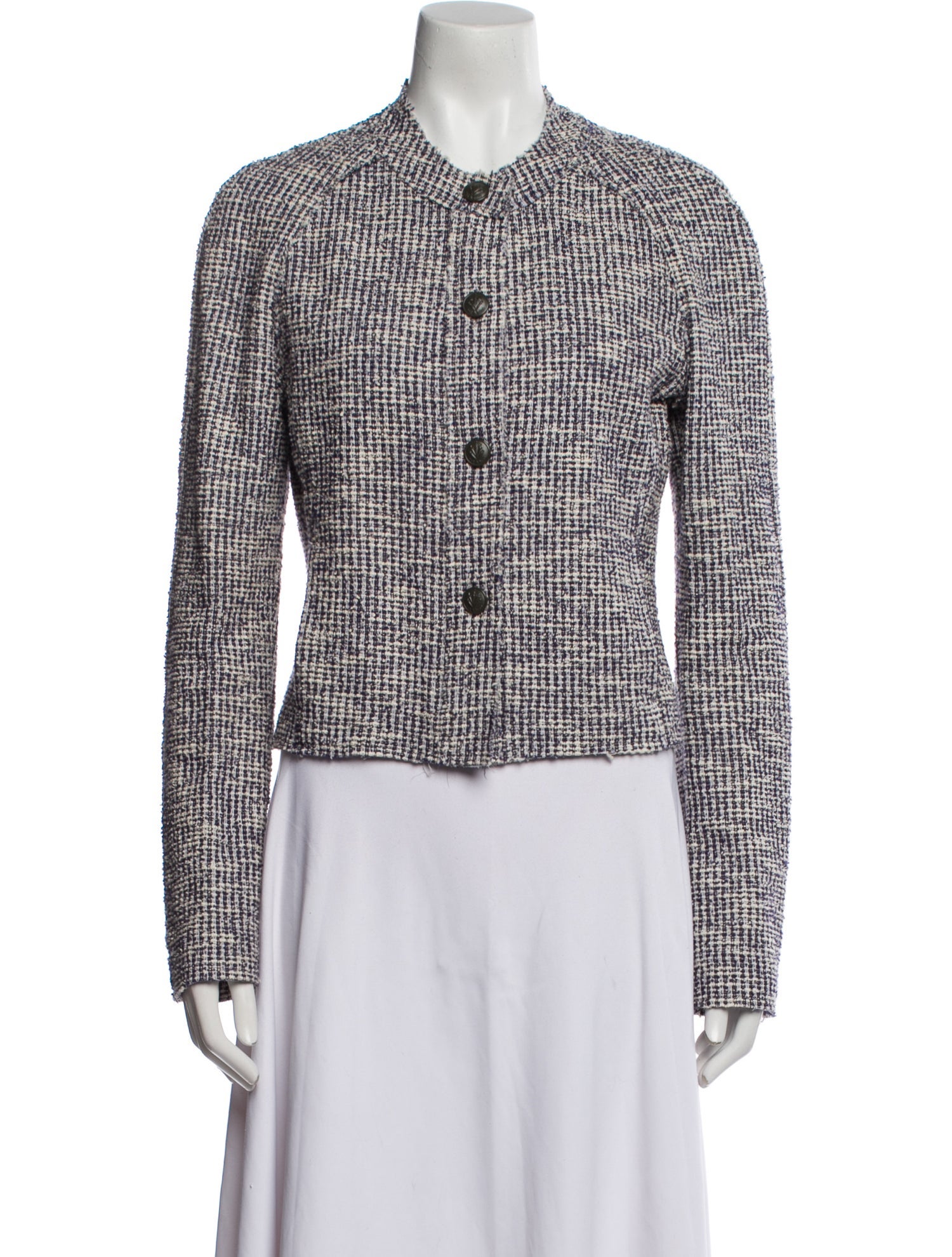 Rag & Bone Tweed Pattern Evening Jacket