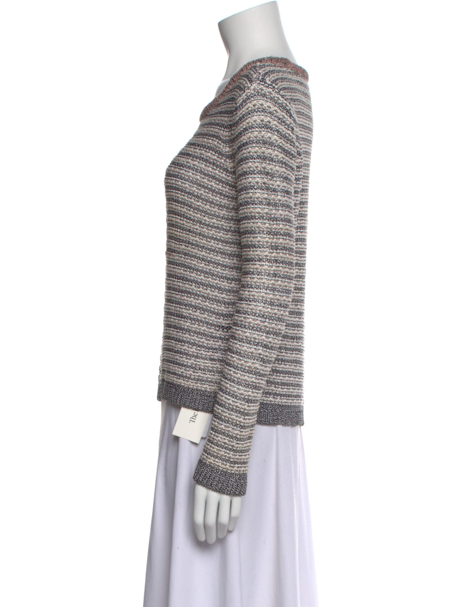 Rag & Bone Striped Scoop Neck Sweater