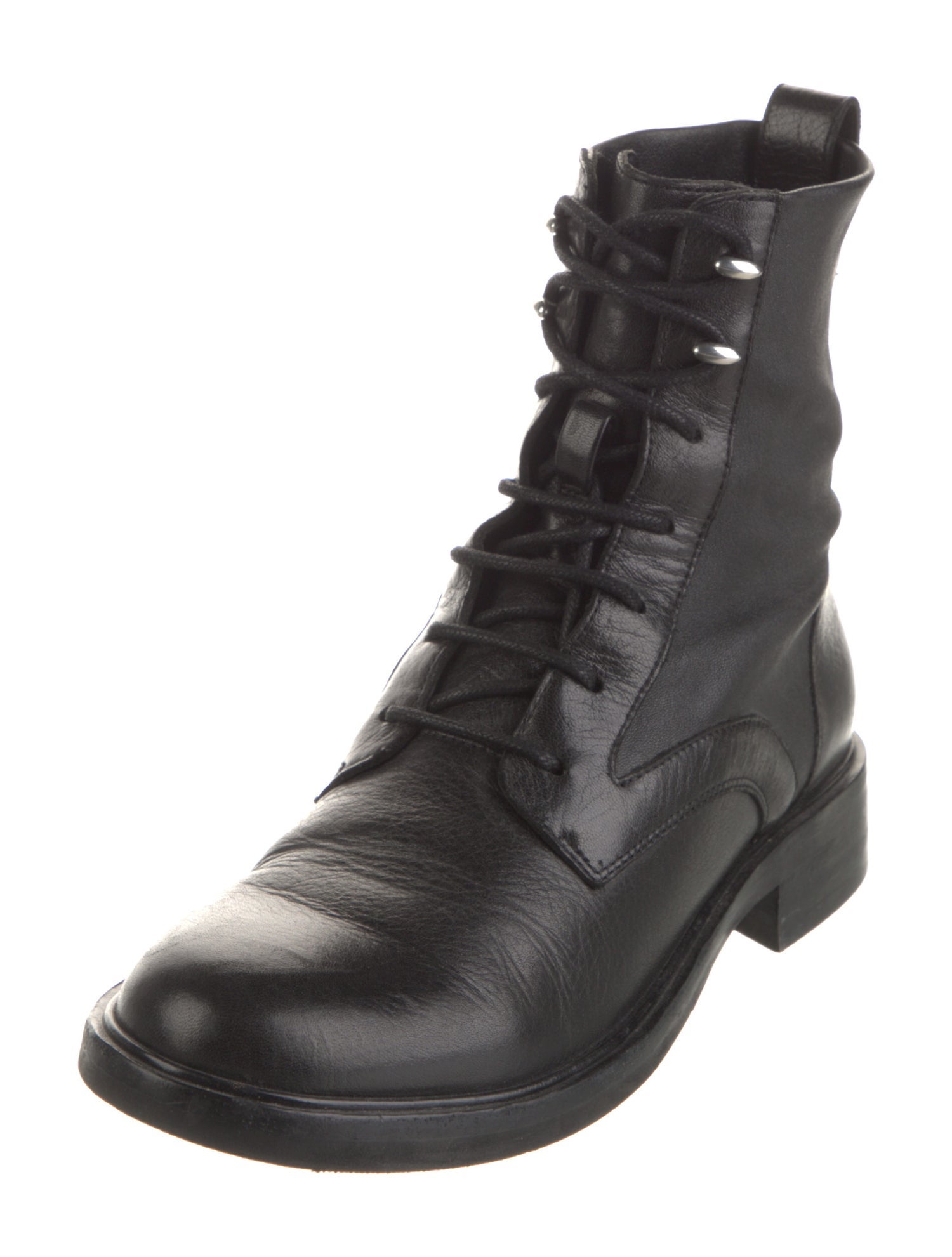 Rag & Bone Leather Combat Boots