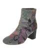 Rag & Bone Velvet Floral Print Boots