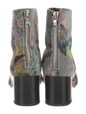 Rag & Bone Velvet Floral Print Boots