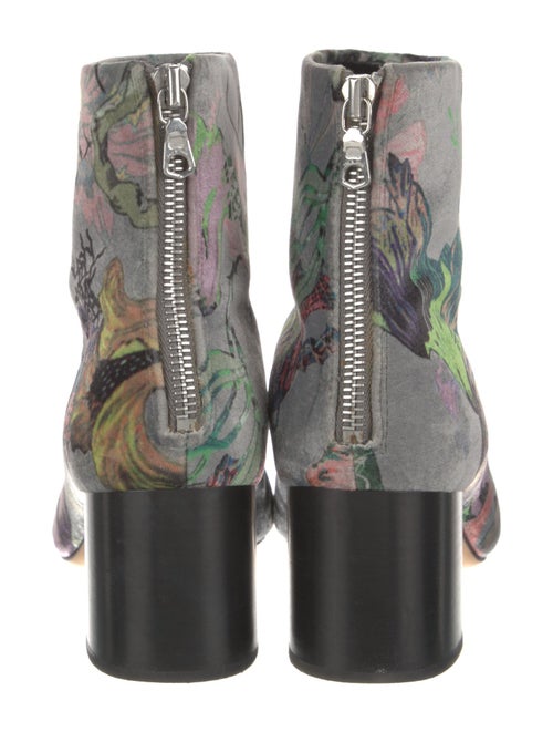 Rag & Bone Velvet Floral Print Boots