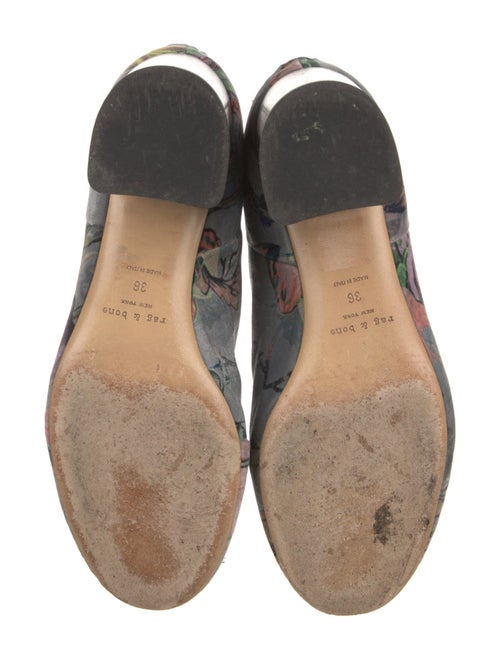 Rag & Bone Velvet Floral Print Boots