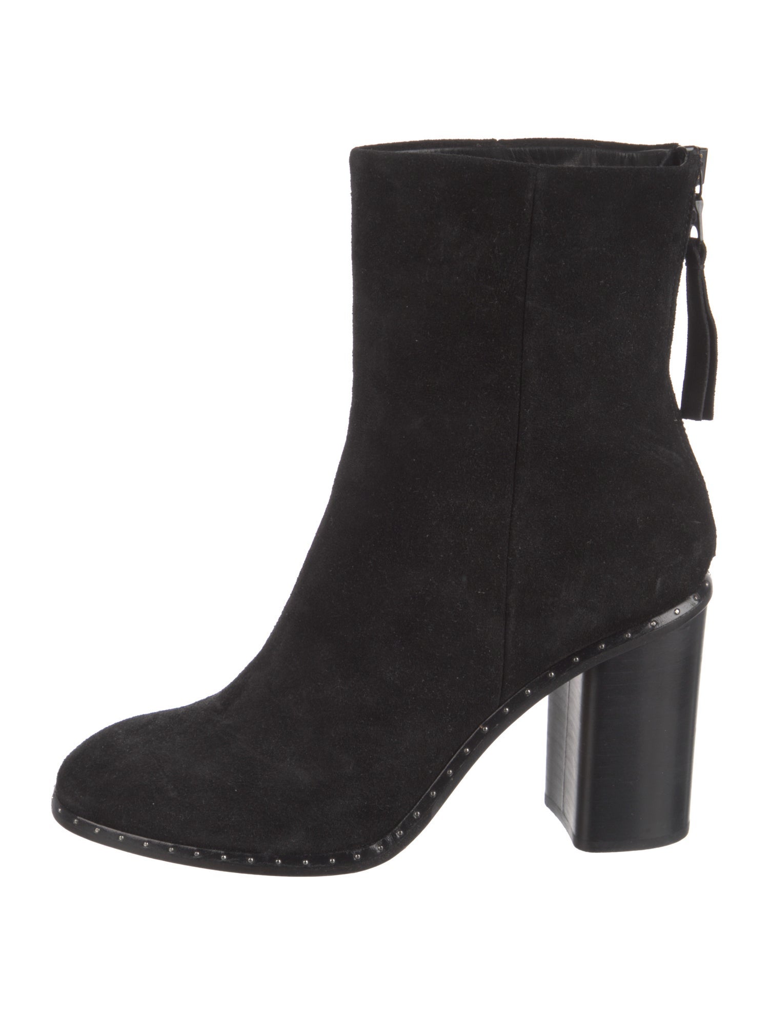 Rag & Bone Suede Studded Accents Boots