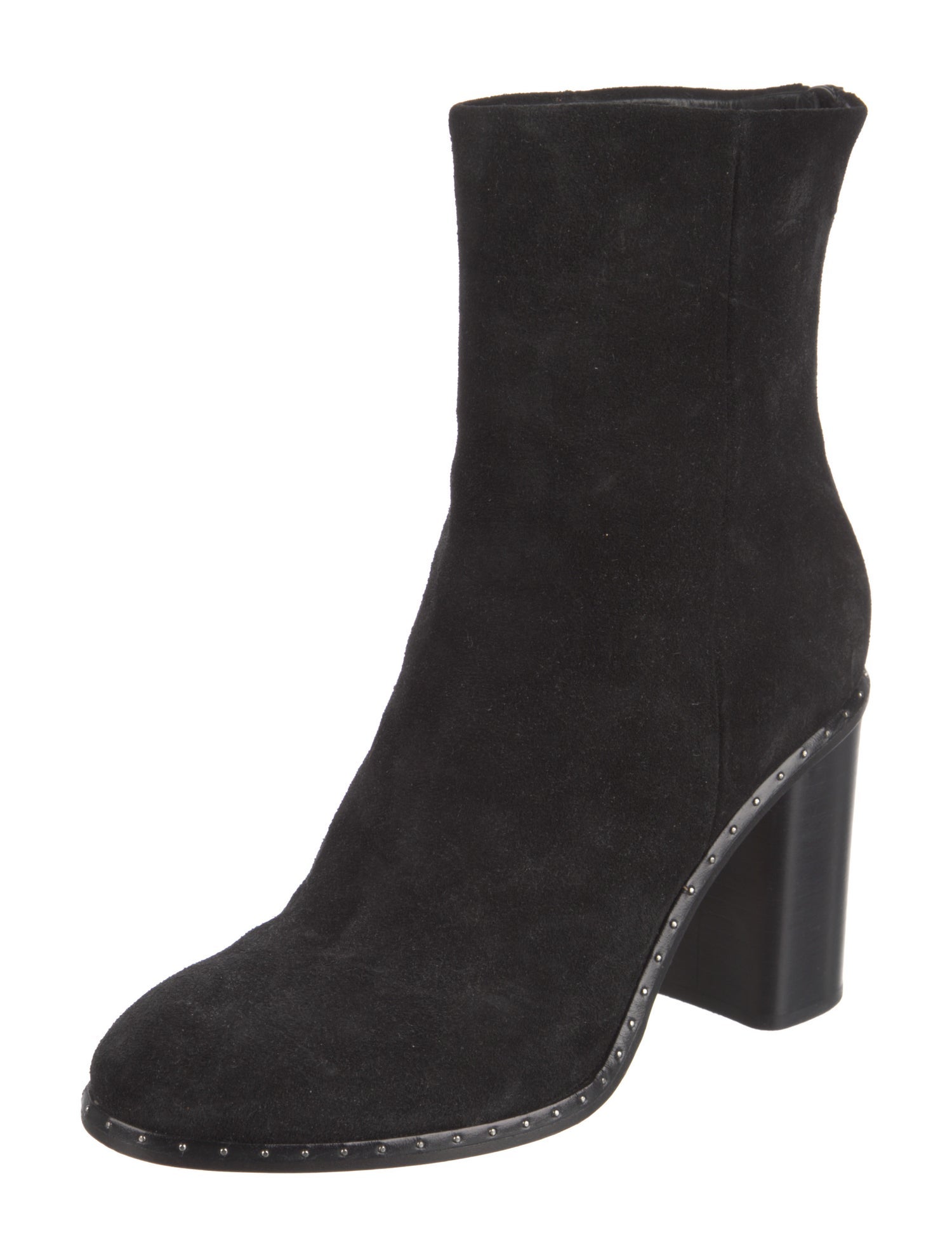 Rag & Bone Suede Studded Accents Boots