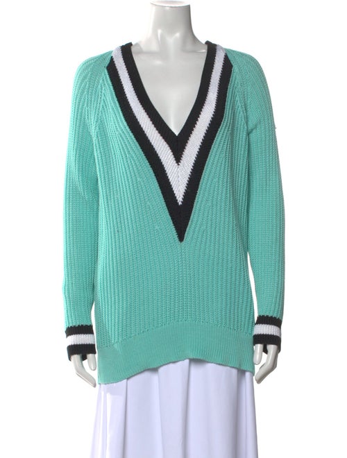 Rag & Bone Striped V-Neck Sweater