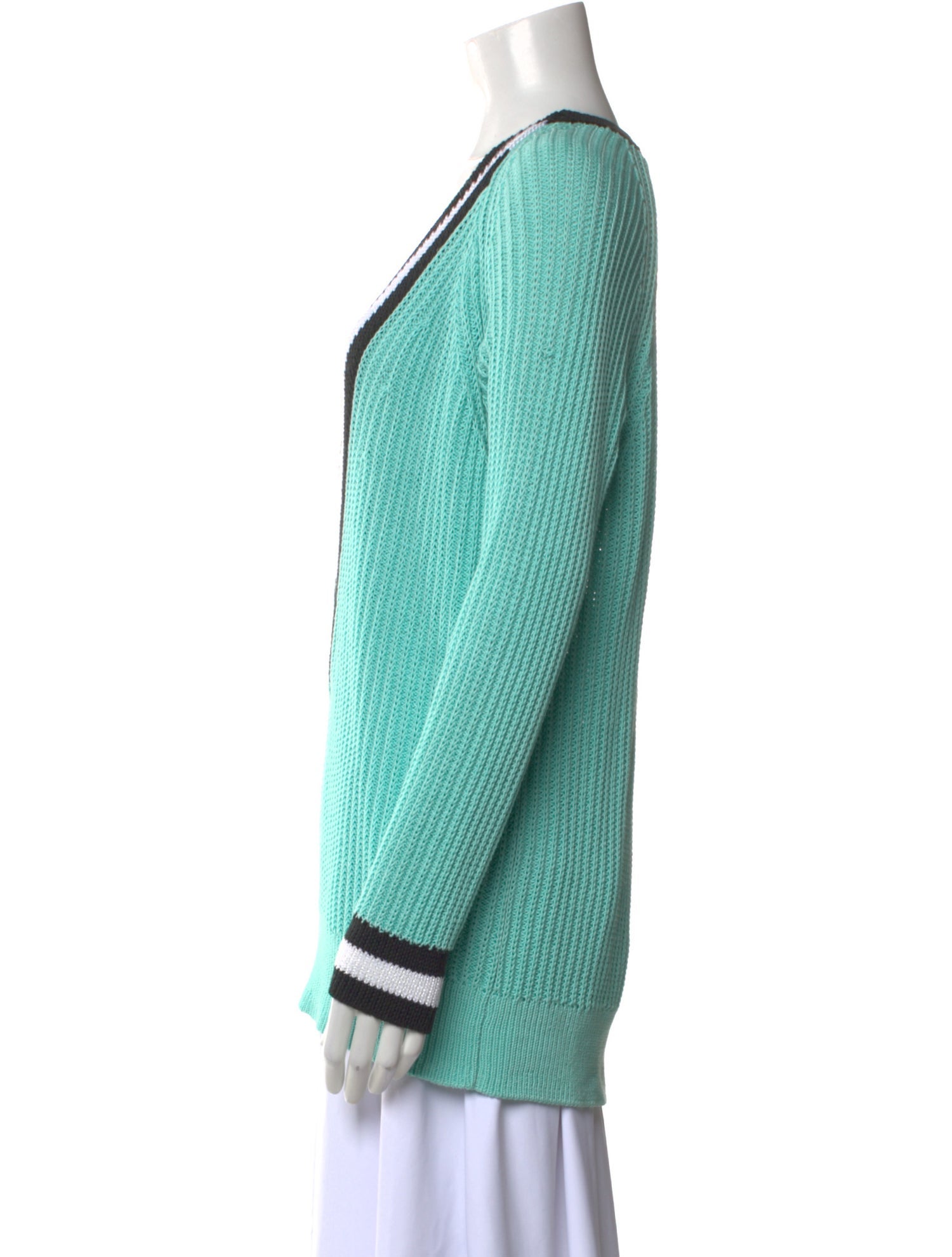 Rag & Bone Striped V-Neck Sweater