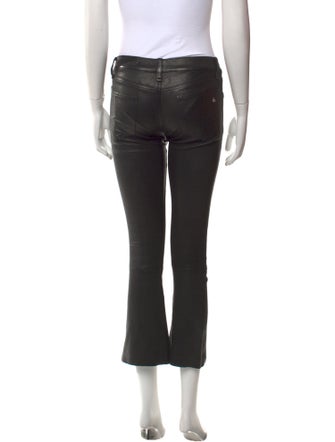 Rag & Bone Leather Wide Leg Pants