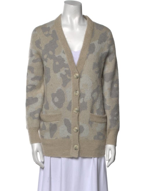 Rag & Bone Printed V-Neck Sweater