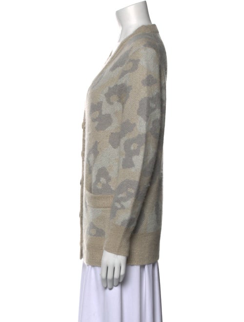 Rag & Bone Printed V-Neck Sweater