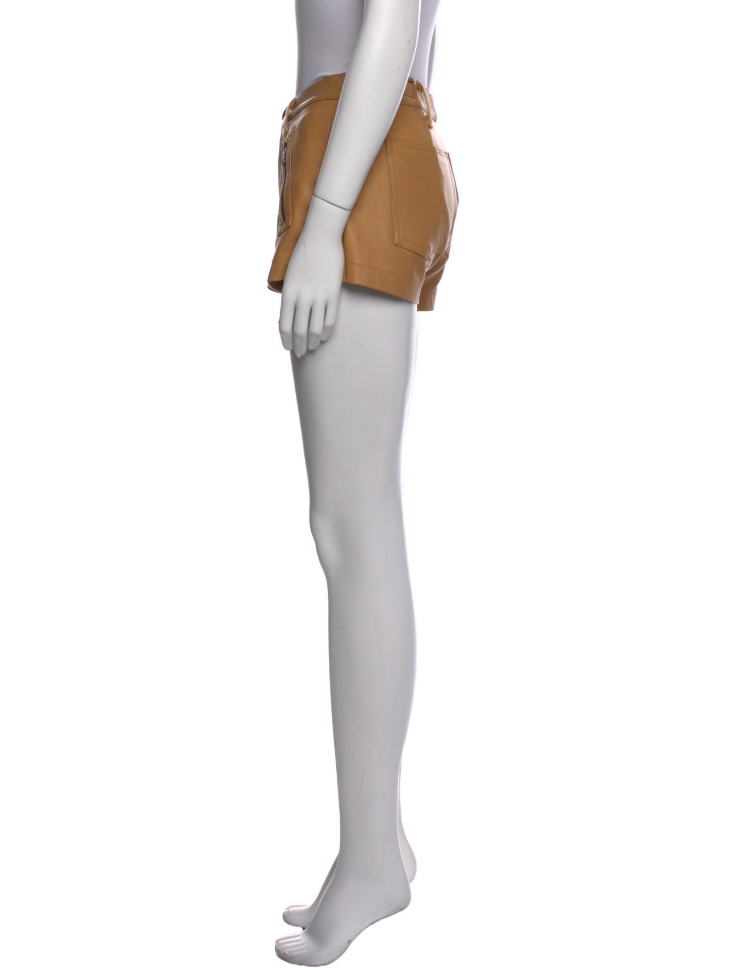 Rag & Bone Leather Mini Shorts