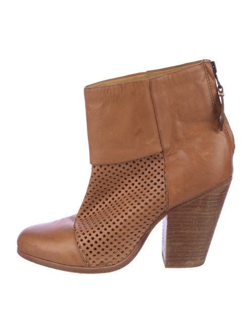 Rag & Bone Leather Cutout Accent Boots