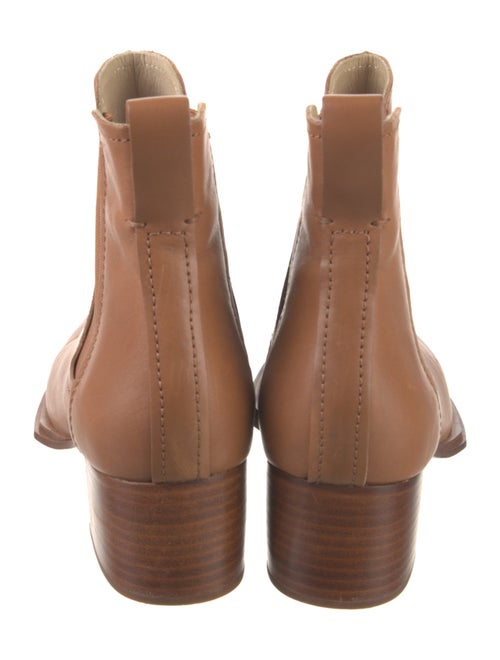 Rag & Bone Leather Grosgrain Trim Chelsea Boots