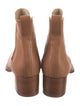 Rag & Bone Leather Grosgrain Trim Chelsea Boots