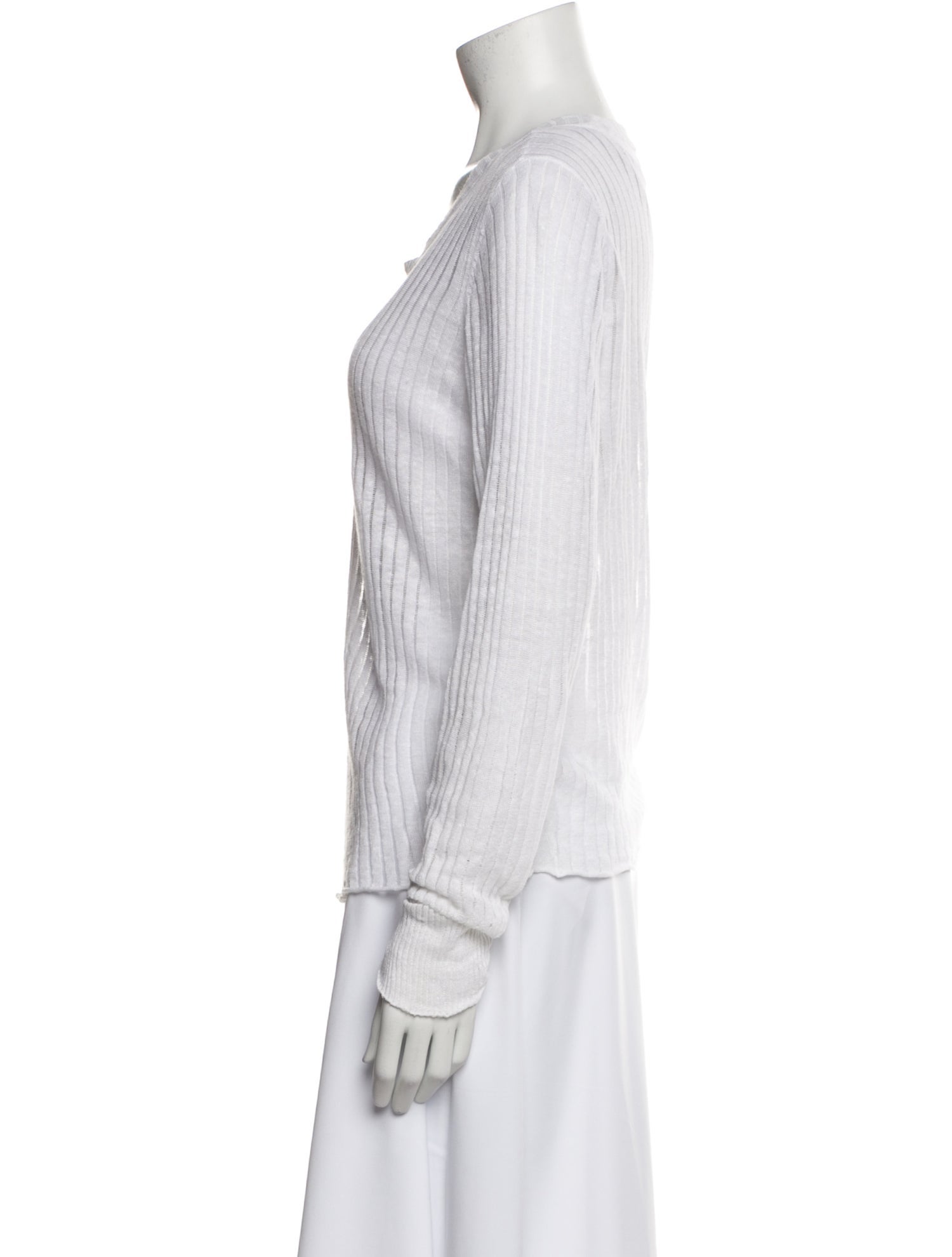 Rag & Bone Linen Scoop Neck Sweater