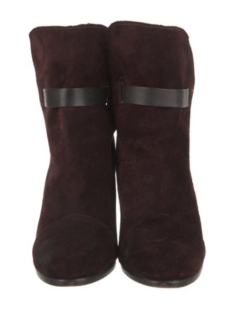 Rag & Bone Suede Leather Trim Embellishment Boots