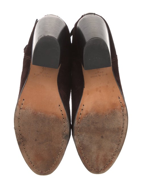 Rag & Bone Suede Leather Trim Embellishment Boots