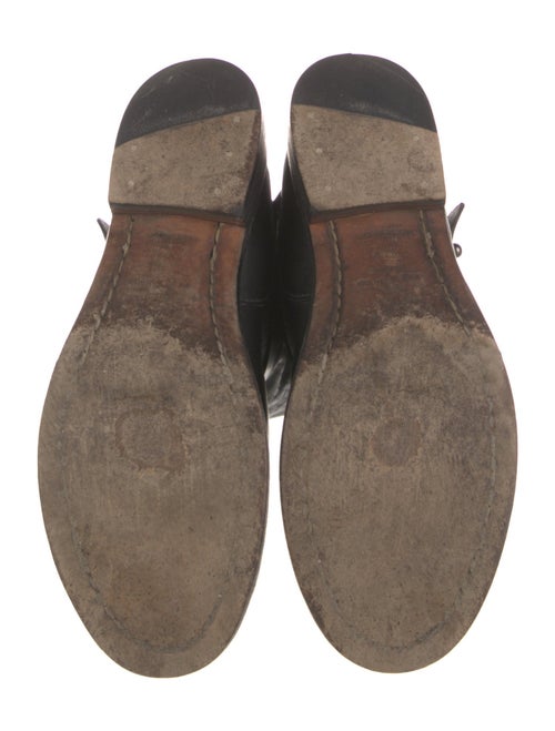 Rag & Bone Leather Leather Trim Embellishment Moto Boots