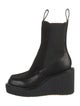 Rag & Bone Leather Grosgrain Trim Chelsea Boots